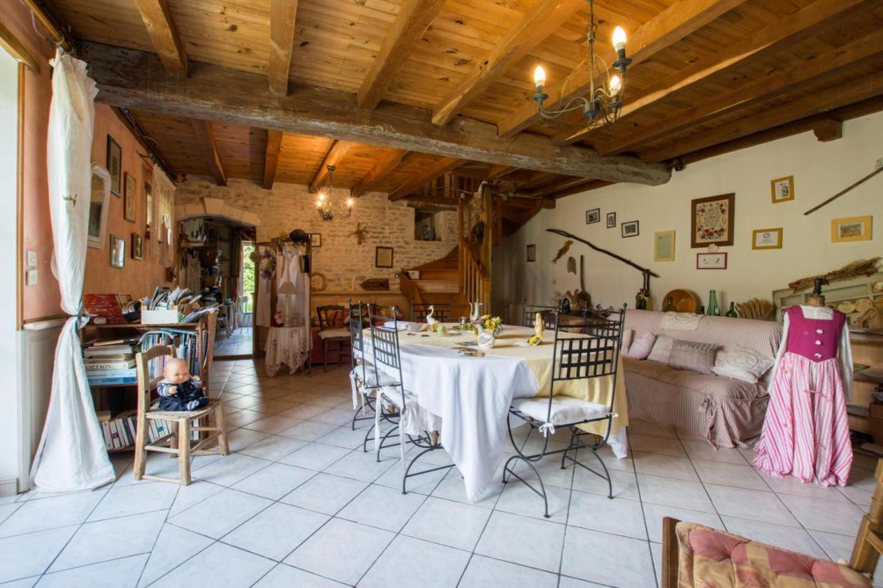 A L'Antan - La Ferme D'Octave Bed and Breakfast Saint-Hilaire-de-Villefranche Buitenkant foto